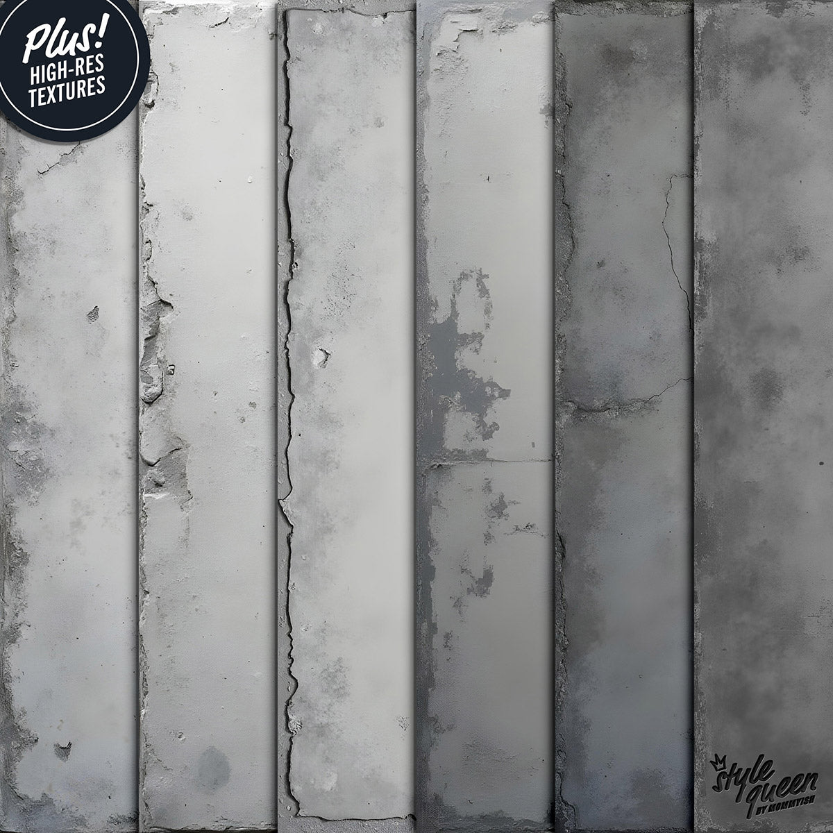 Stone Chiseled Photoshop Effect Styles & Textures