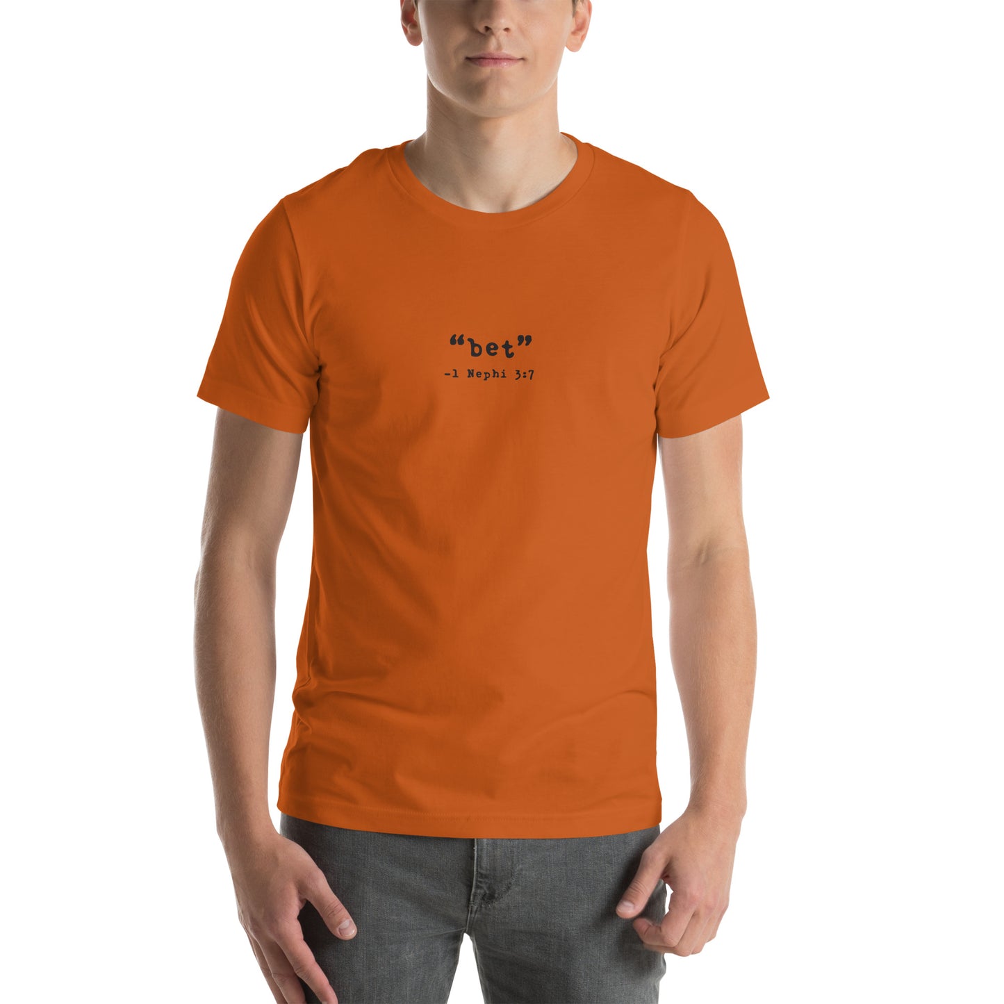 "bet" Book of Mormon Scripture Tee