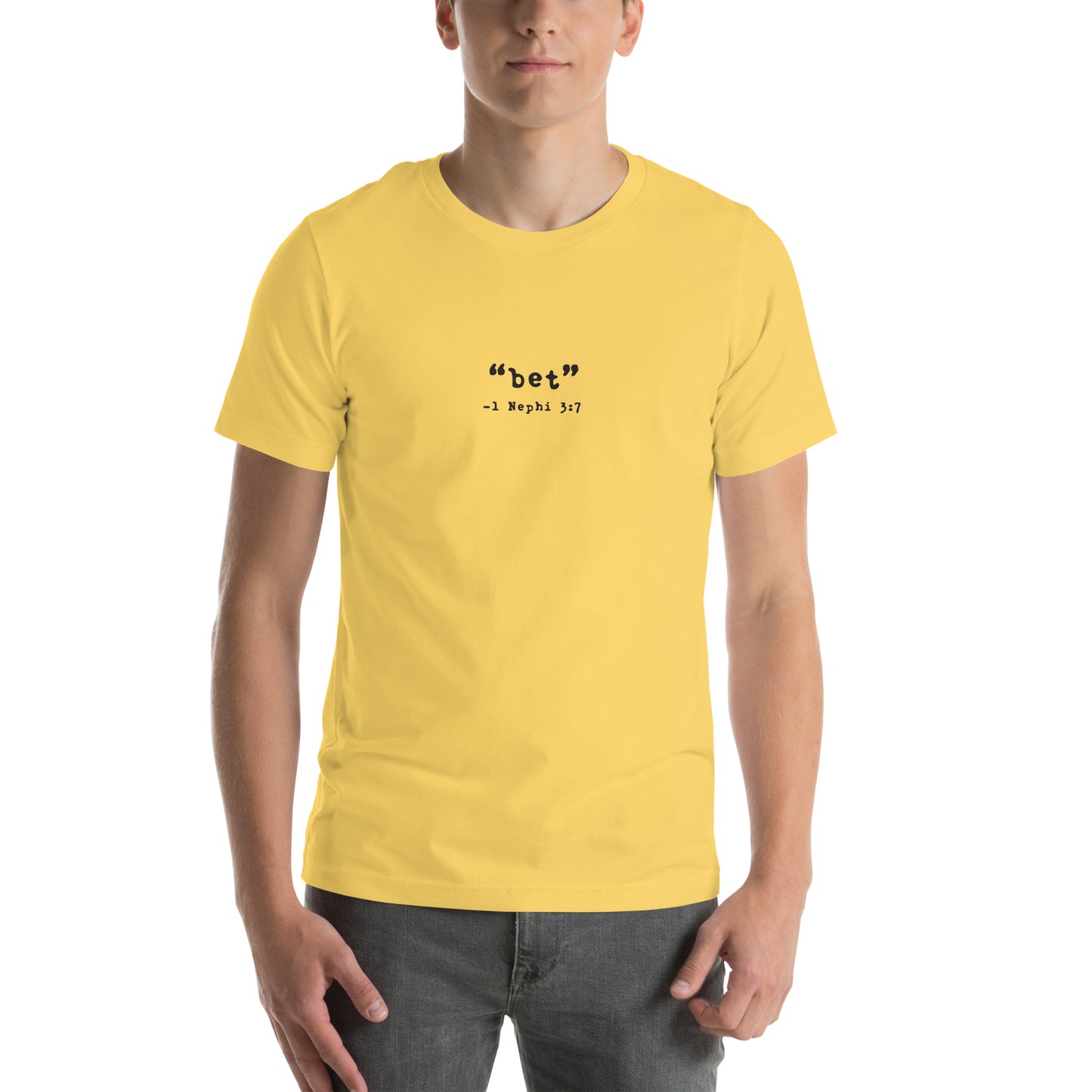 "bet" Book of Mormon Scripture Tee